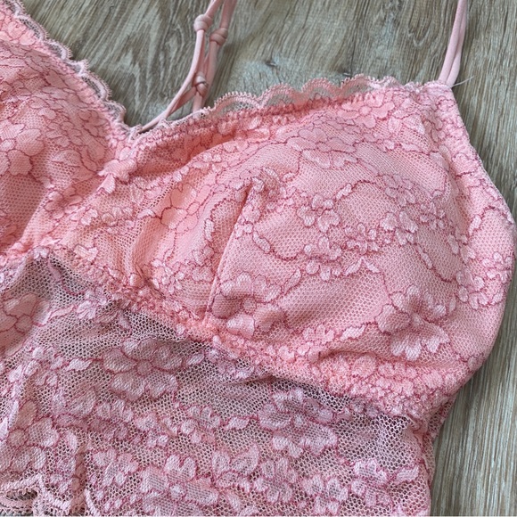 Gilly Hicks Bra Bralette Peach Pink Size Small - Picture 2 of 5